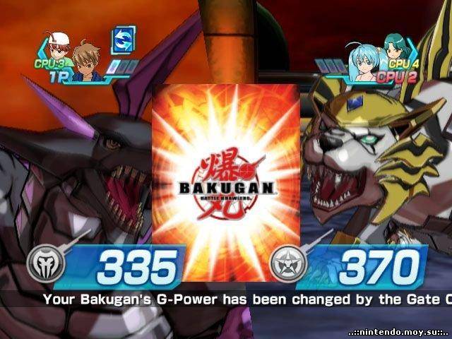 Скриншот игры Bakugan - Battle Brawlers (русская версия)